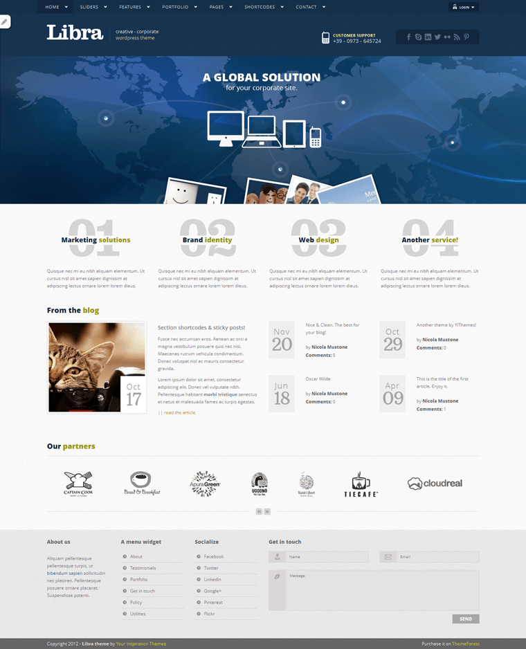 Libra theme Free Download