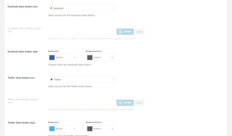 Wishlist page options (7/8)