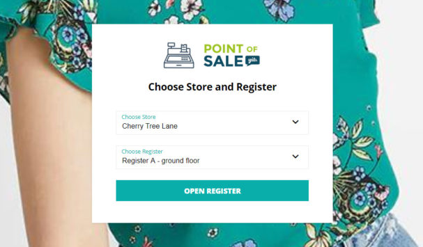 Choose Store and Register