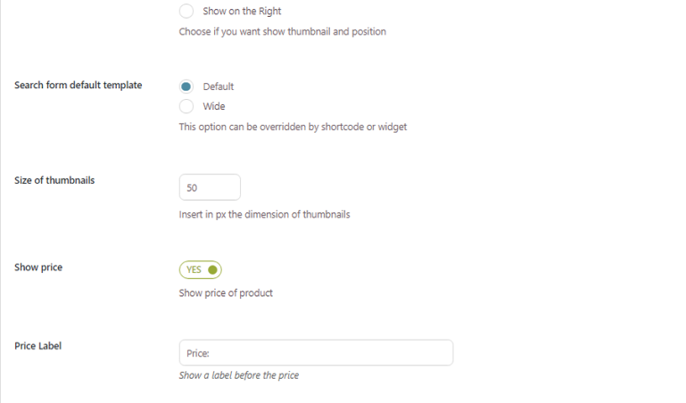 output settings 1