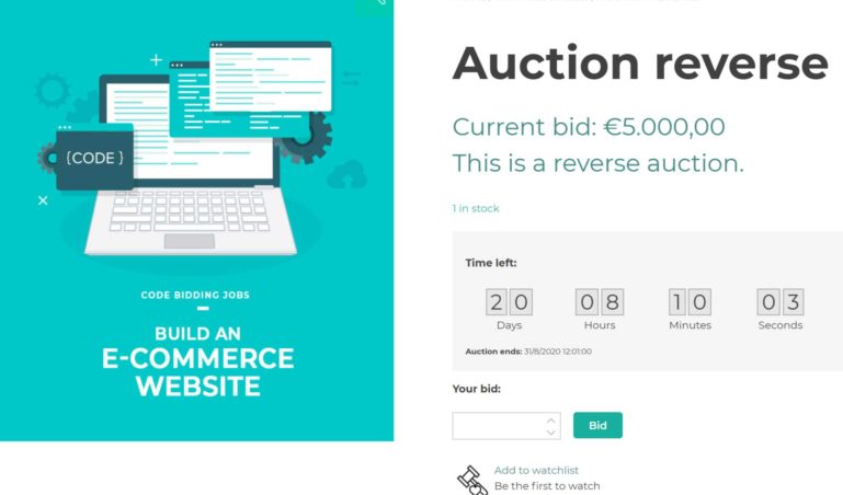 Reverse auction