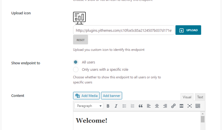 Create endpoints