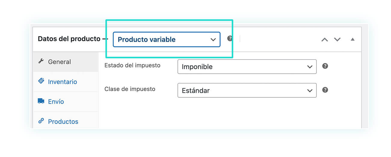 Producto variable