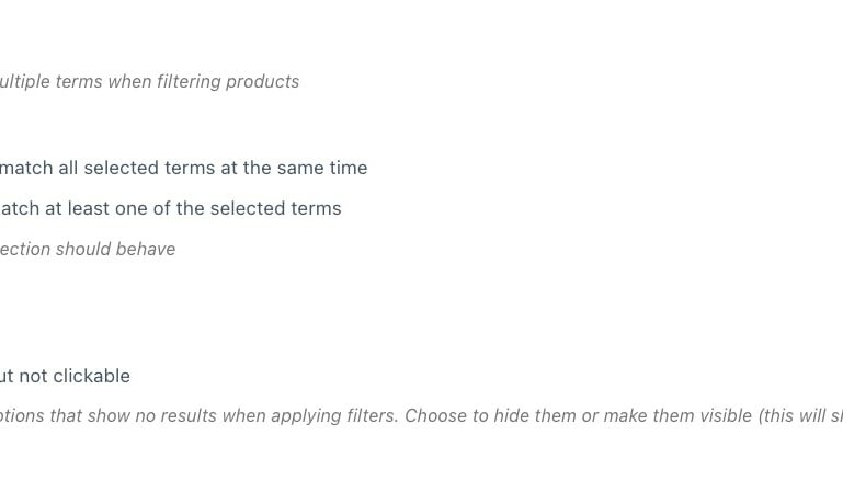 Multiple selection & Adoptive filtering