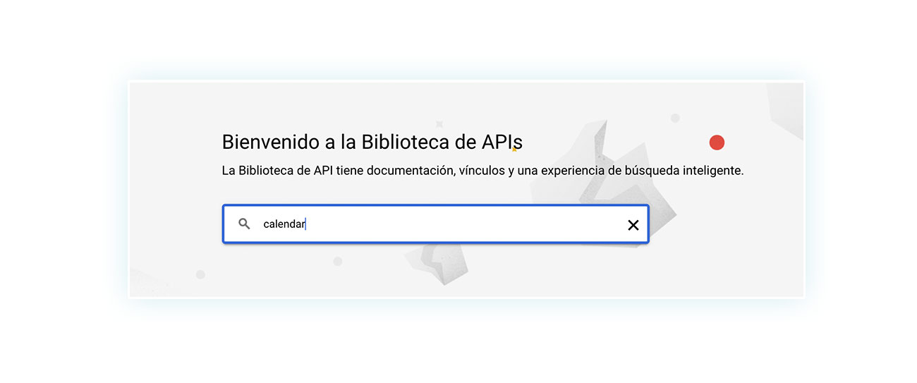 Búsqueda de Google Calendar en la biblioteca