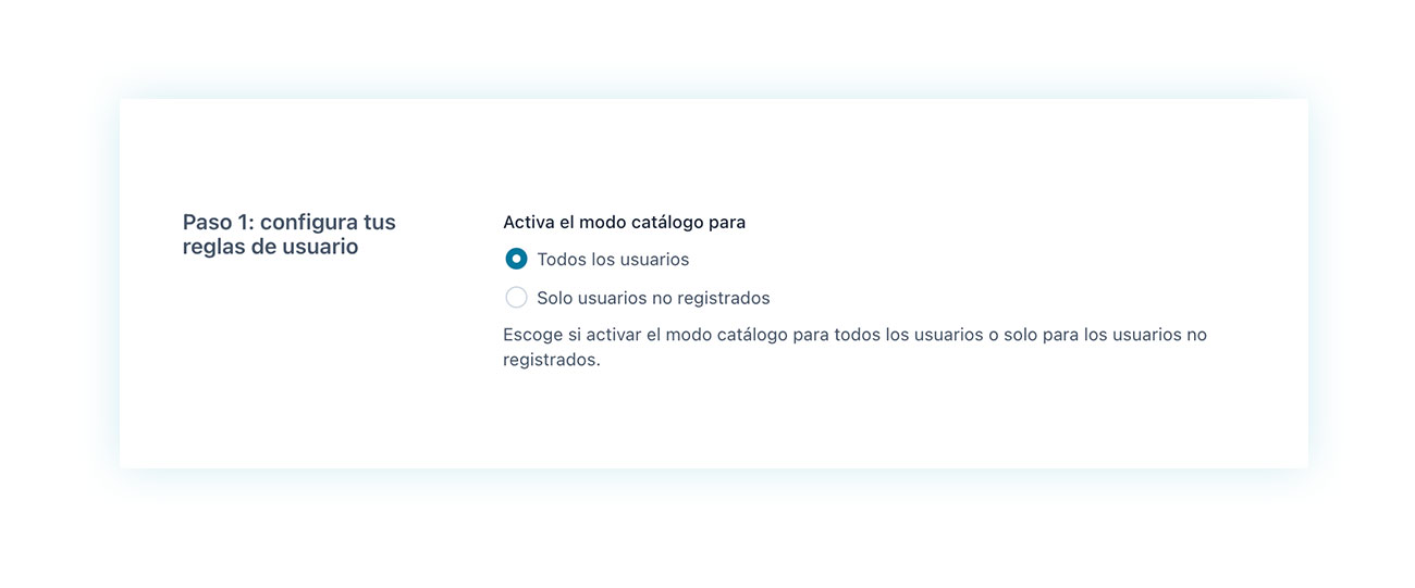 Configuración de reglas de usuario