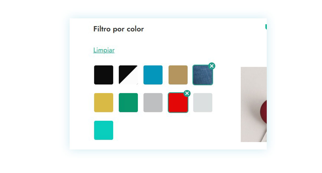 Selección múltiple de colores