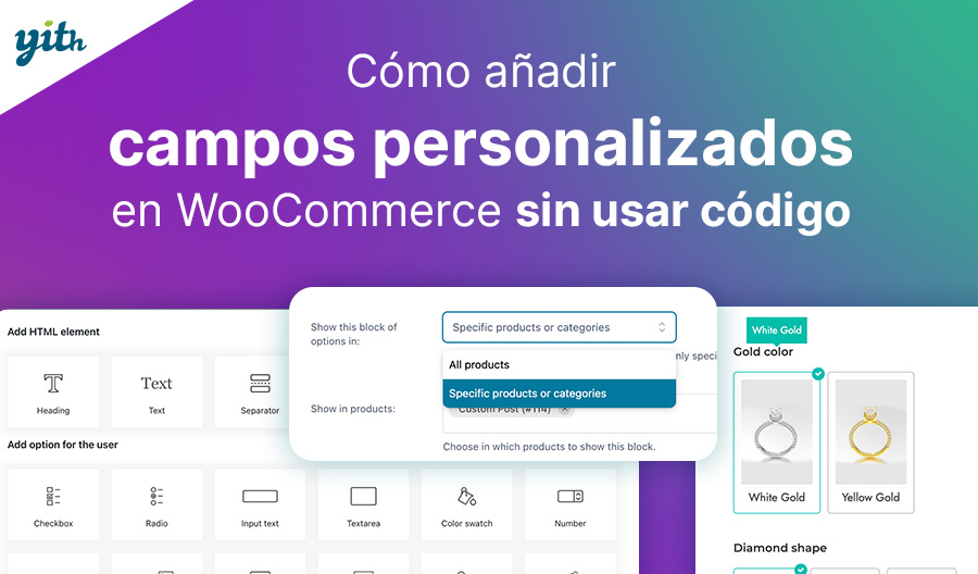 Cómo añadir campos personalizados en WooCommerce sin usar código
