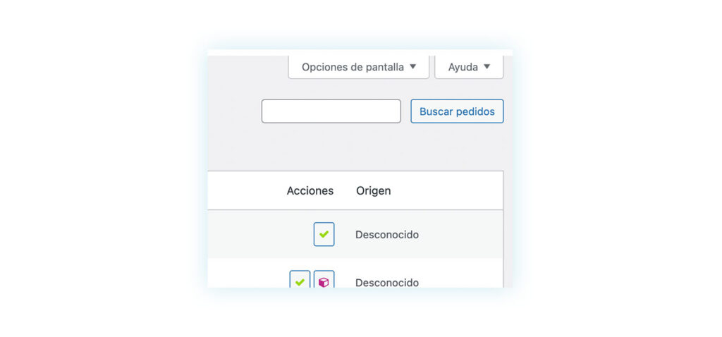 Opciones de pantalla