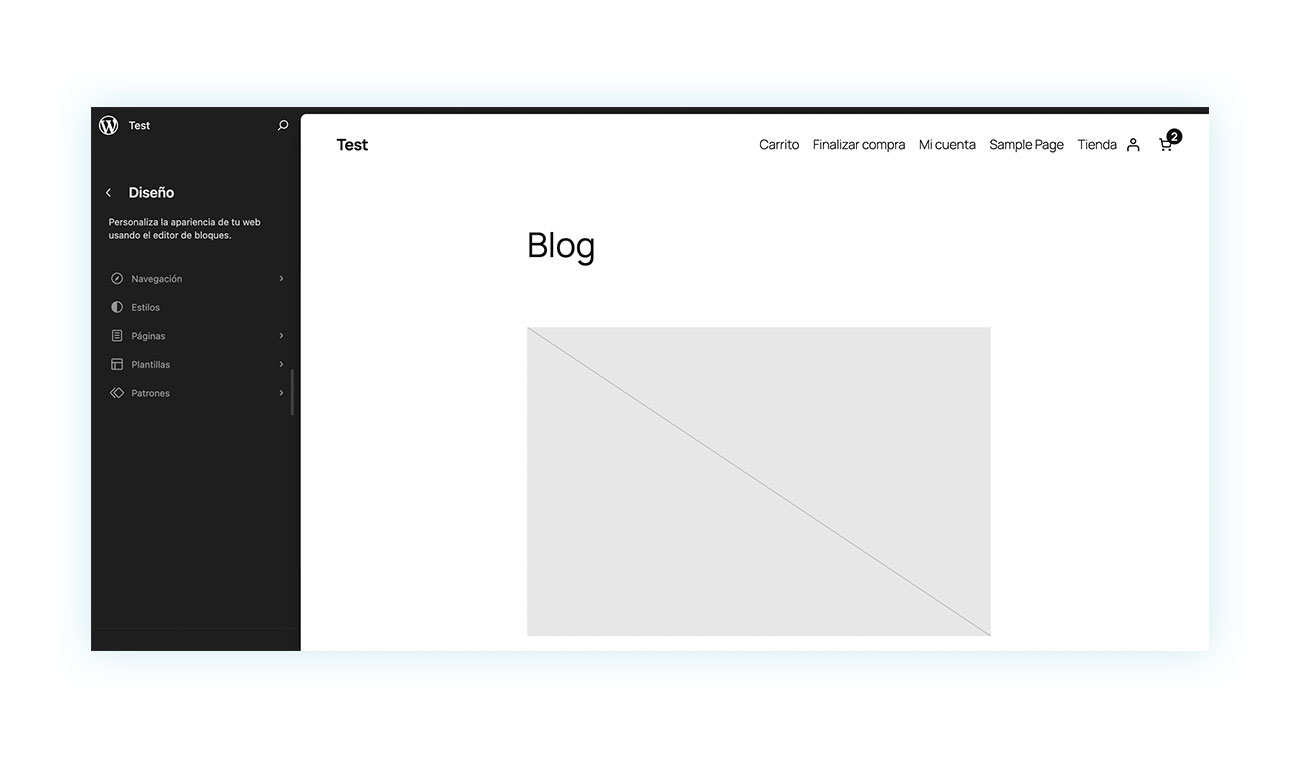 Editor del sitio