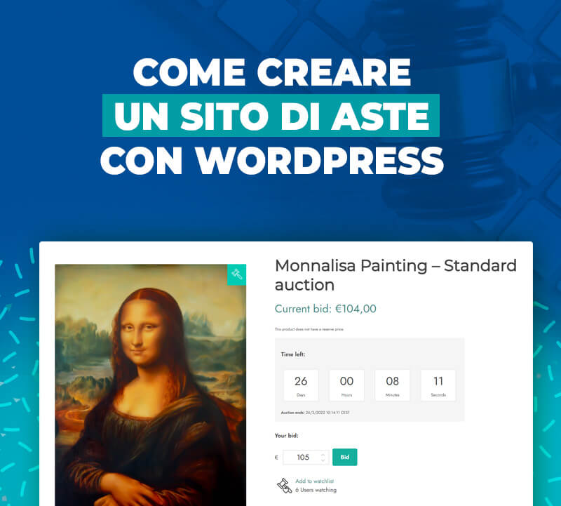 Come creare un sito di aste con WordPress