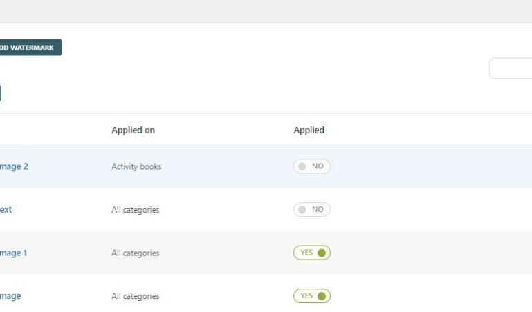 Bulk actions