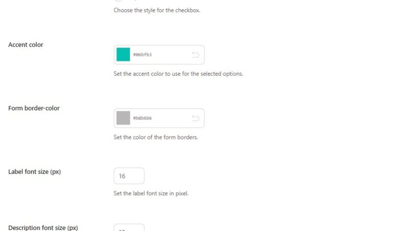 Style options 2/4