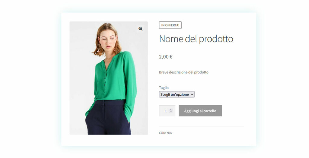 Come personalizzare la pagina prodotto su WooCommerce