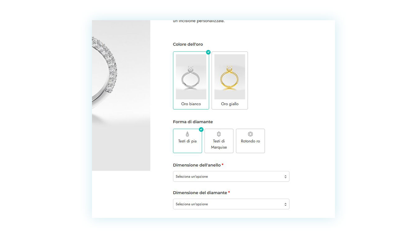 Anello personalizzabile