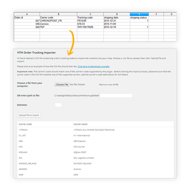 CSV Importer