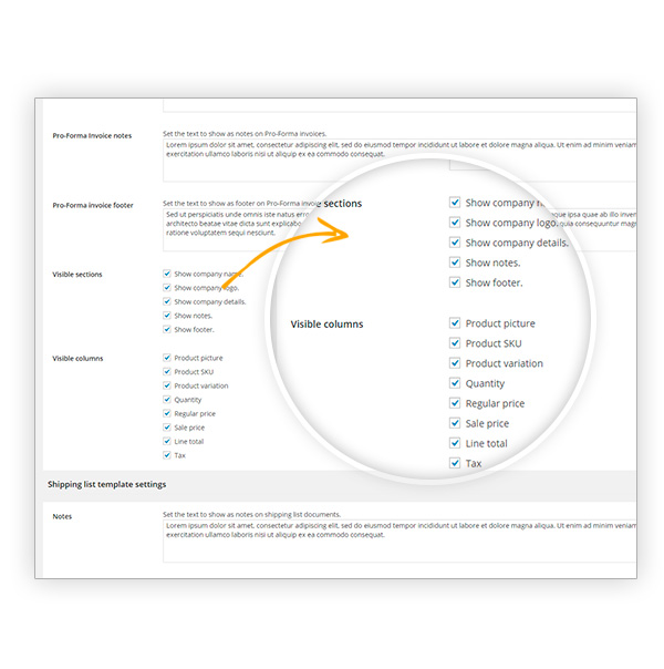 Visible columns - download yith woocommerce pdf invoice and shipping list premium 2.0.24 nulled free extension plugin with gpl license