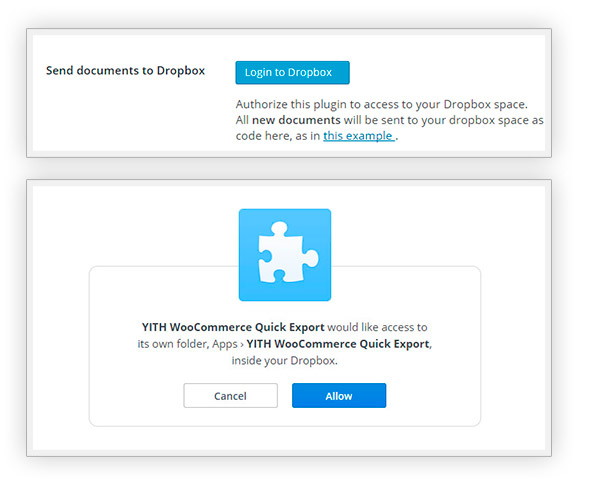 save to dropbox - download yith woocommerce quick export premium 1.3.6 nulled free extension plugin with gpl license