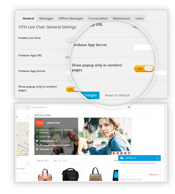 Compatible with YITH WooCommerce Multi Vendor - download yith woocommerce live chat premium 1.5.2 nulled free extension plugin with gpl license