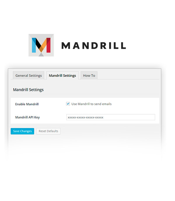 Mandrill configuration