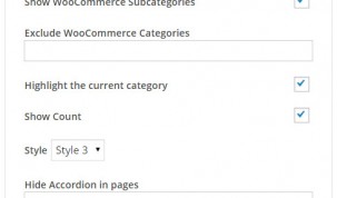 Widget - Show WooCommerce Category