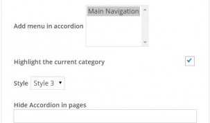 Widget - Show menù