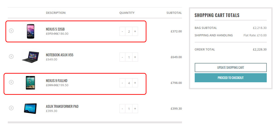 Dynamic-pricing-cart