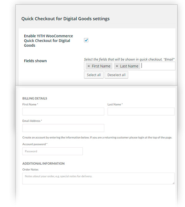 WooCommerce checkout for digital goods - Thedotstore