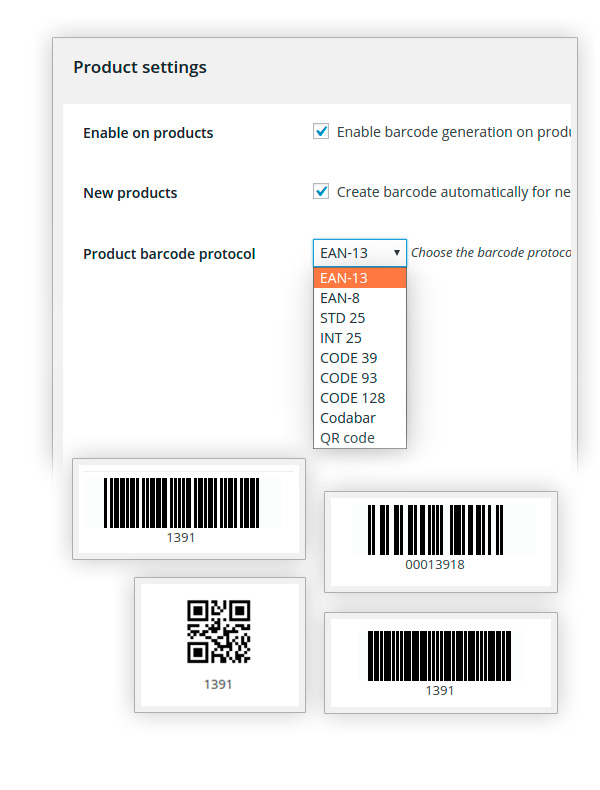 Product barcode protocol