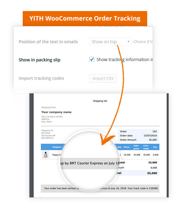 Compatibility with Order Tracking