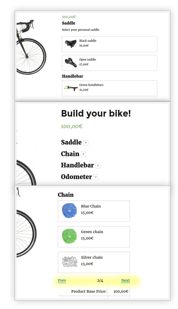 Components layout