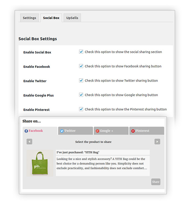 Product sharing