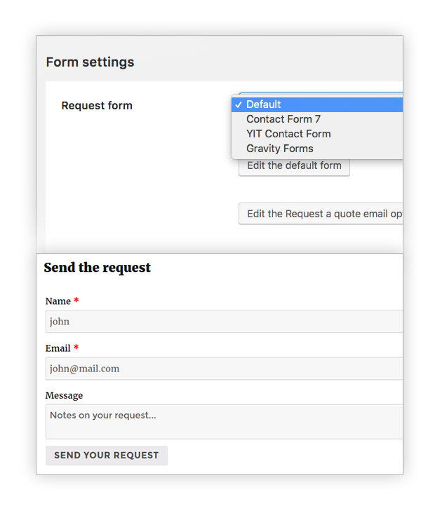 Gravity Forms - Contact Form 7 - YIT Contact Form