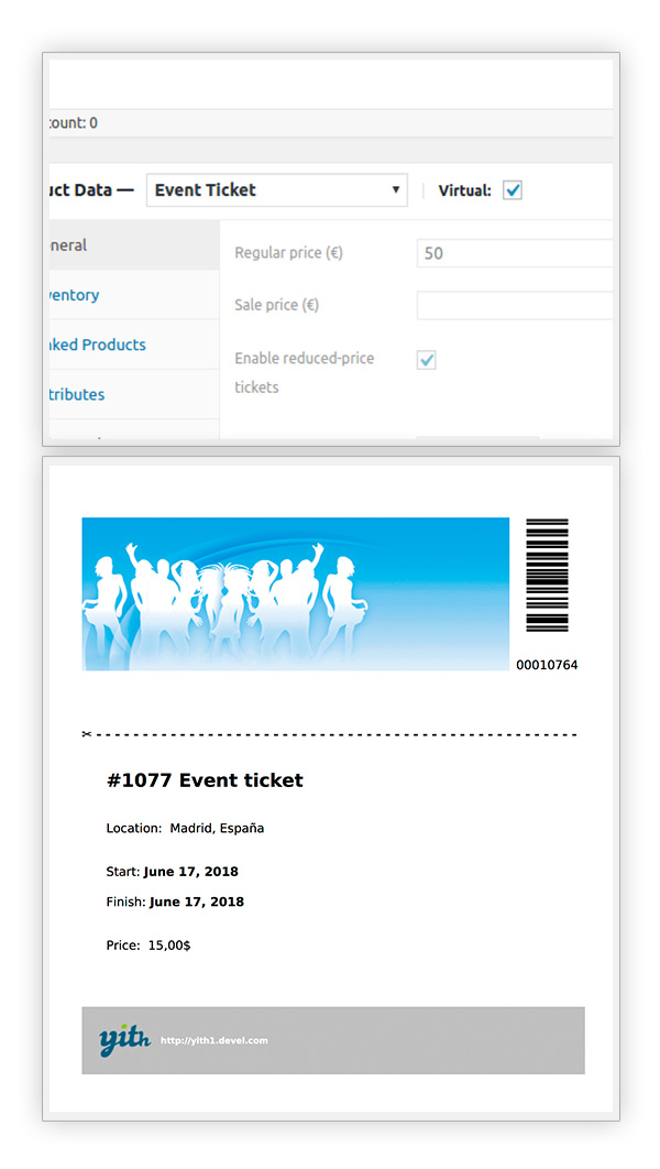 YITH WooCommerce Event Tickets