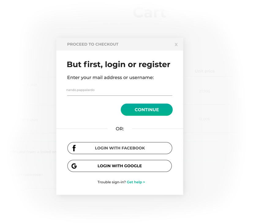 Registration login