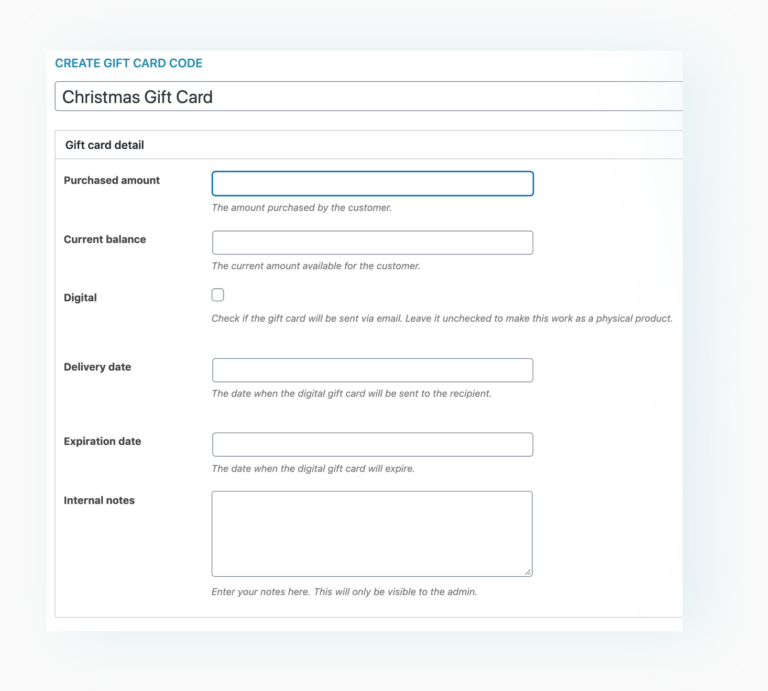 YITH WooCommerce Gift Cards
