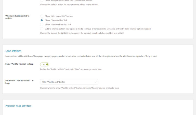 Add to wishlist options (1/3)