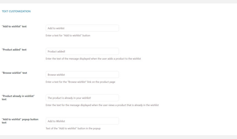 Add to wishlist options (2/3)