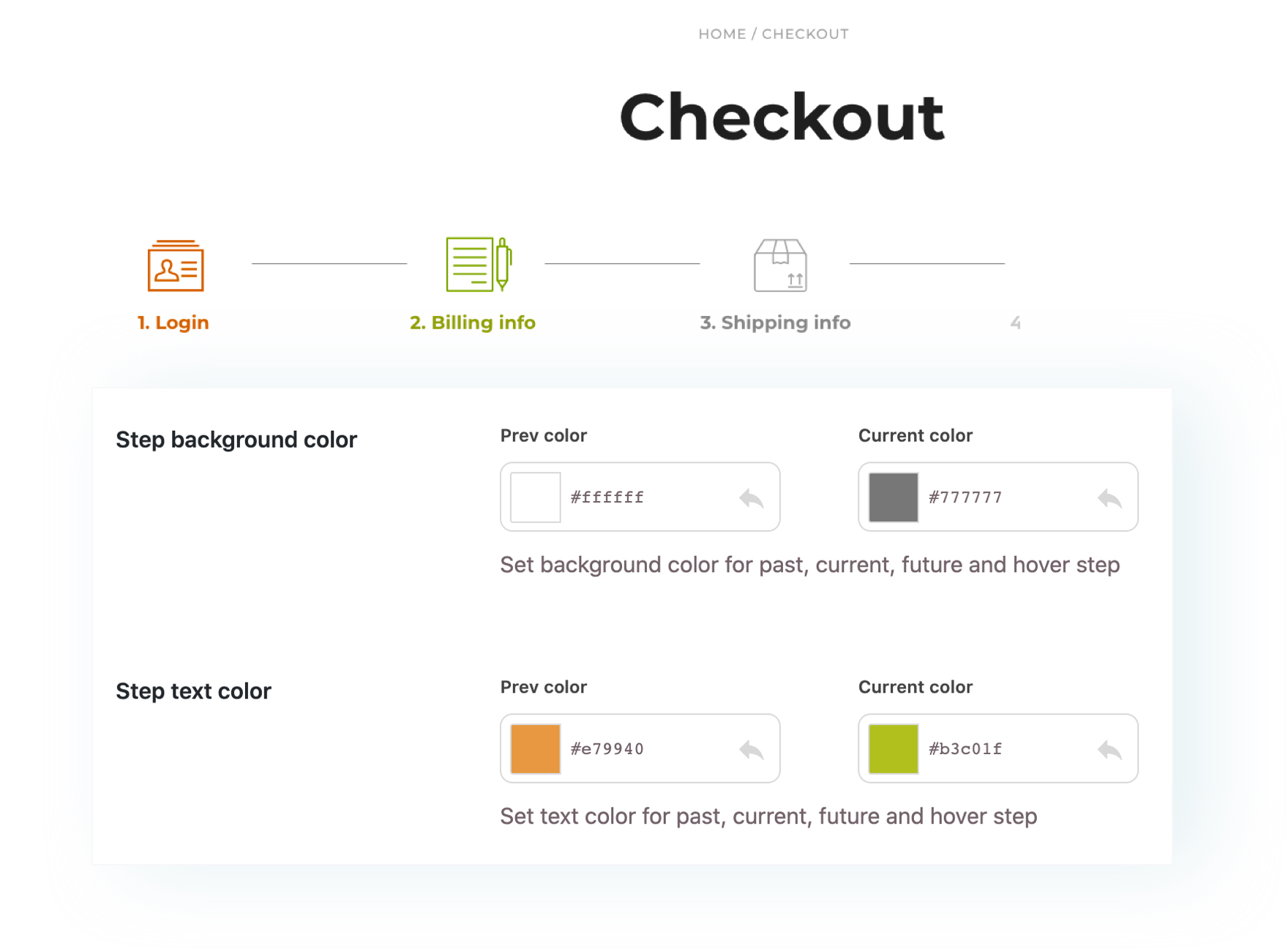 WooCommerce Multistep Checkout, Checkout in Easy Steps