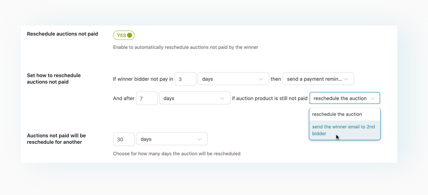 YITH Auctions for WooCommerce