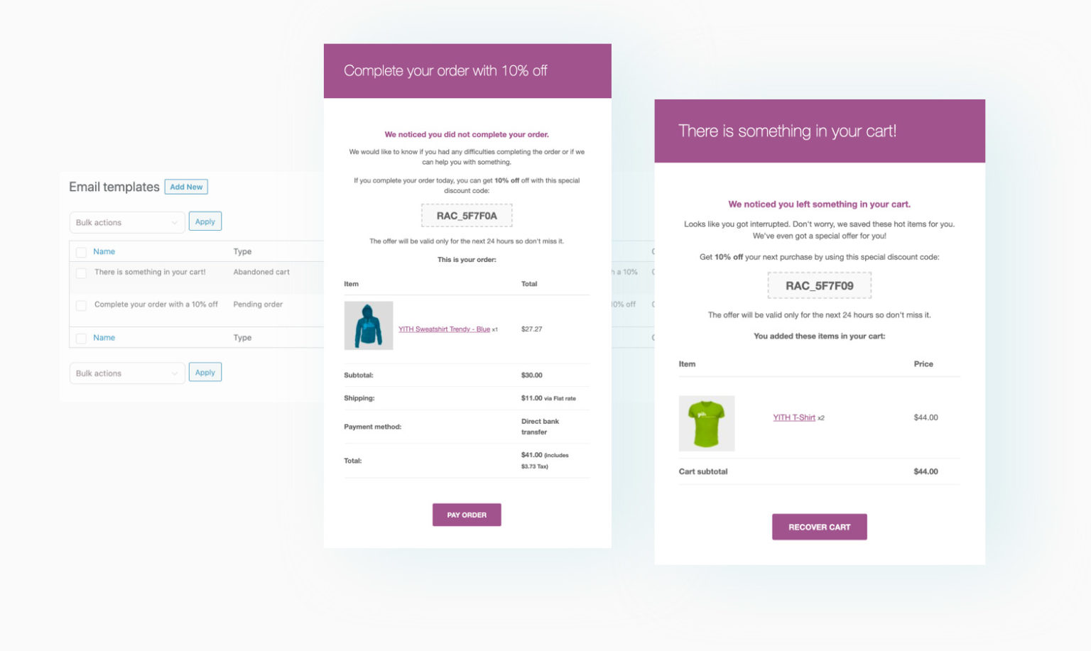YITH WooCommerce Recover Abandoned Cart Premium