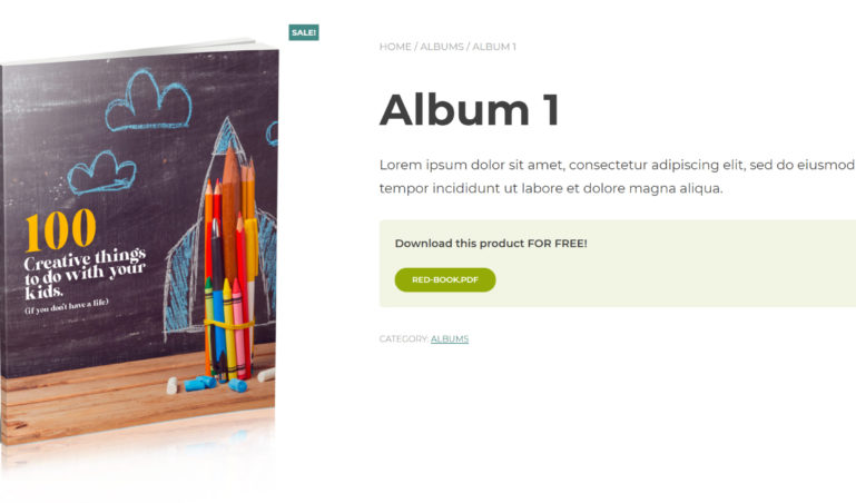 Downloadable product for free