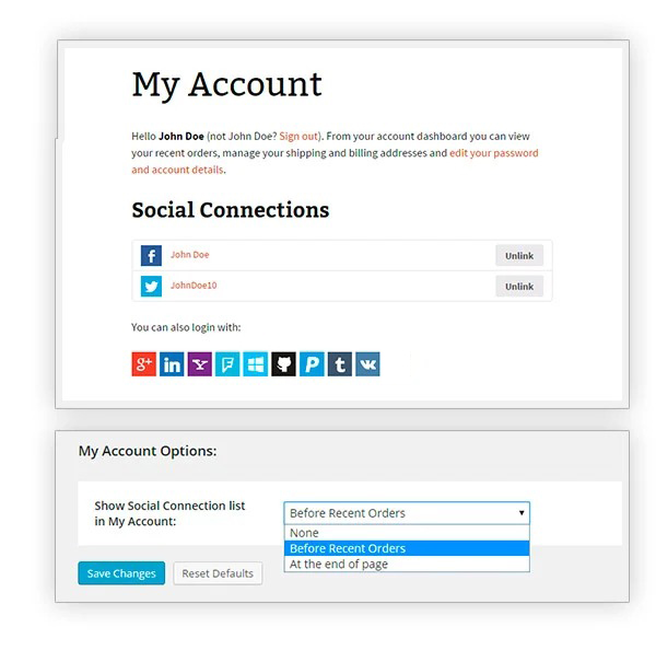 YITH WooCommerce Social Login