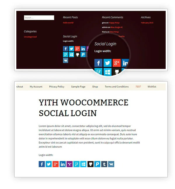 download yith woocommerce social login premium 1.6.8 nulled free extension plugin for wordpress with gpl license