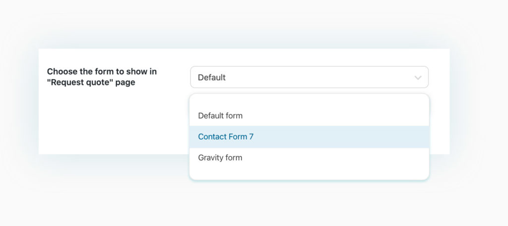 Contact forms