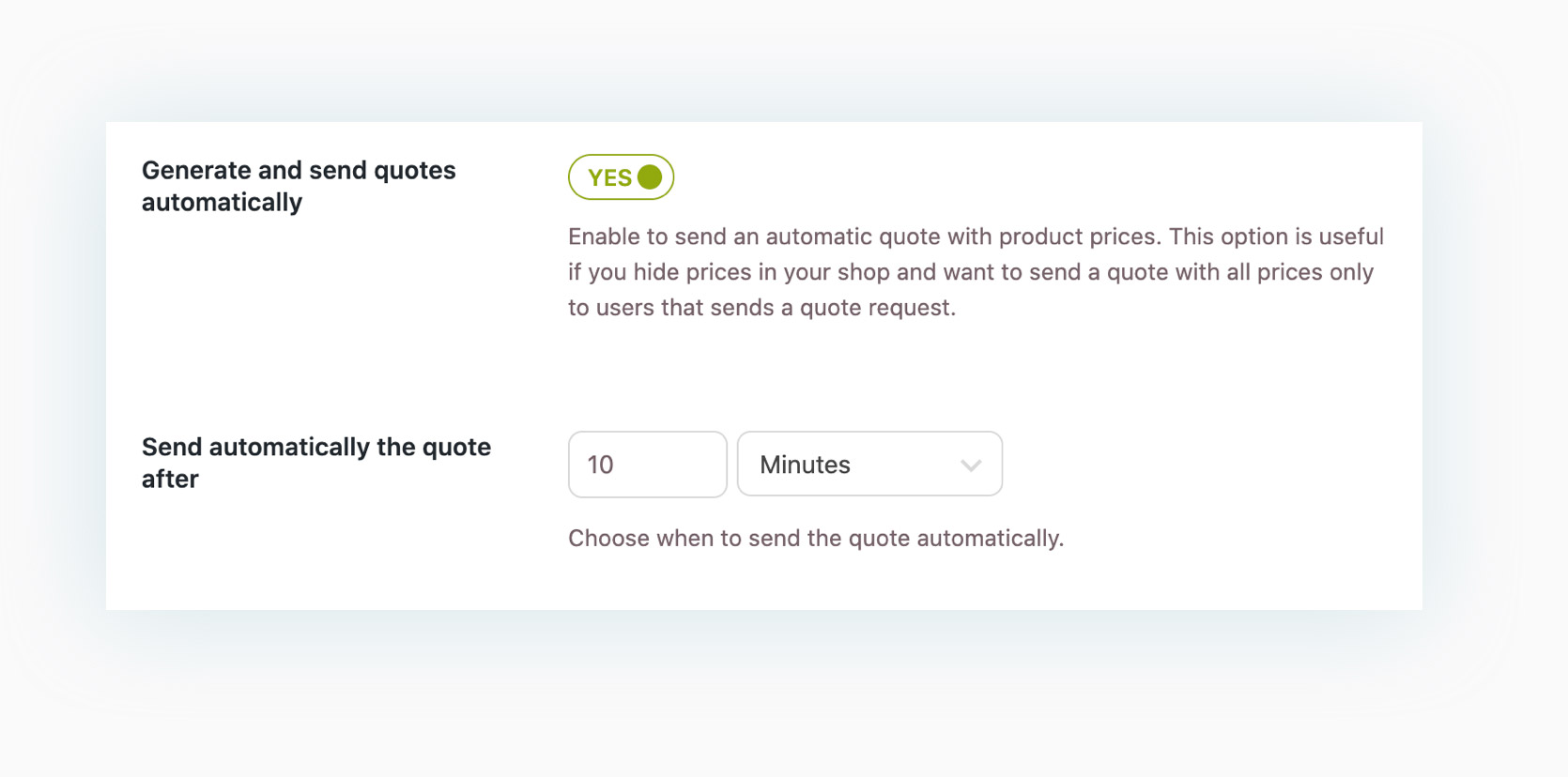 YITH Request a Quote for WooCommerce