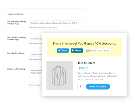 YITH WooCommerce Share for Discounts