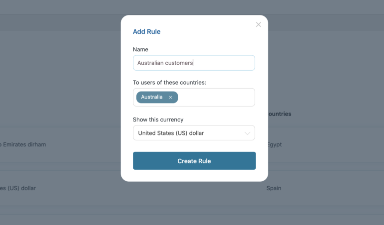 Add geolocation rule 
