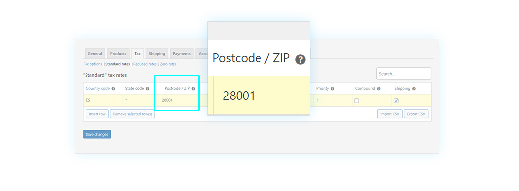 Postcode / ZIP