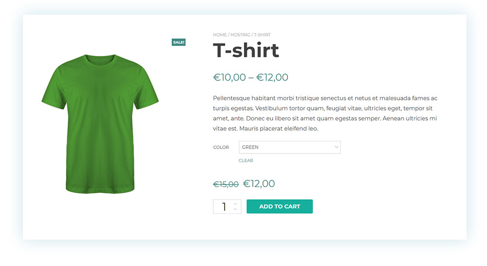 T-shirt green